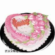 艺术蛋糕,浓情玫瑰